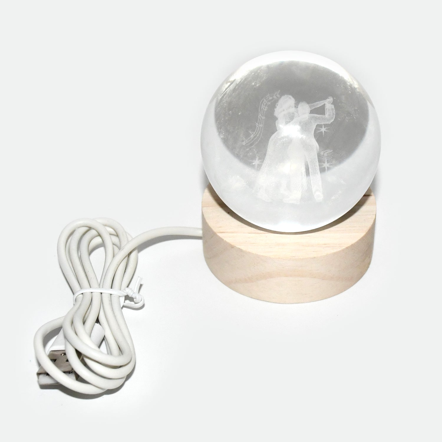 3D Crystal Ball lamps With Base (1 Pc) 3D Crystal Ball lamps With Base (1 Pc)